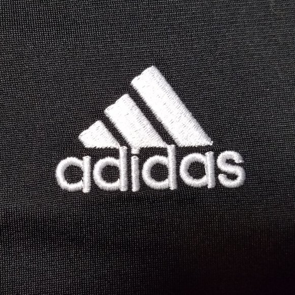 Adidas Girls’ Black & White Three Stripes Iconic Tricot Jacket - Picture 9 of 10